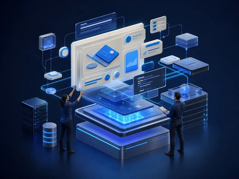Web technology visual representing Webbify