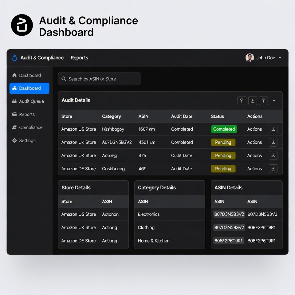 Audit dashboard preview