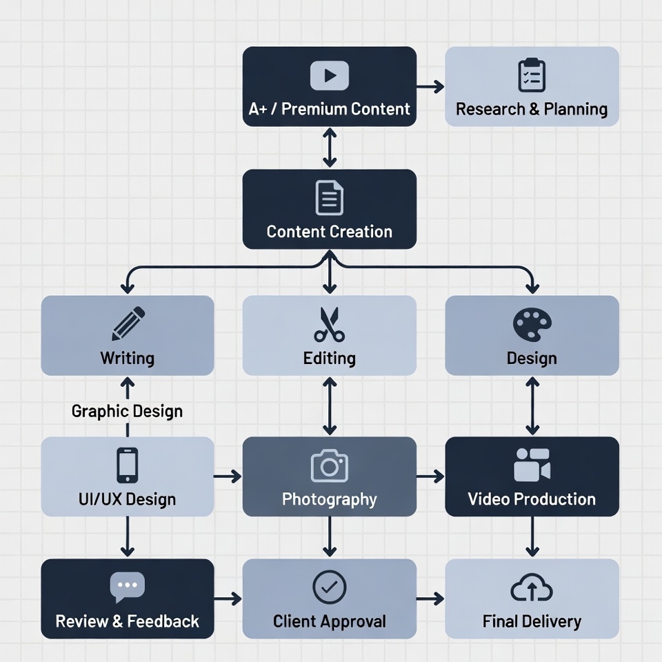 A+ content workflow mock